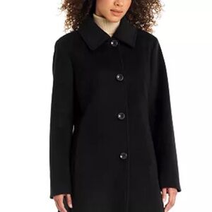 Jones New York Long Line Wool Coat - size 2